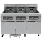 image of Frymaster FPRE380-17 Electric Fryer, (3) 80 lb Vats, Floor Model