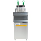 image of Frymaster MJ140 16" Floor Model Gas Fryer, 40 lb.