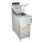image of Frymaster MJ150 16" Floor Model Gas Fryer, 50 lb.