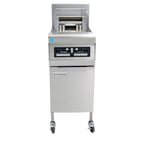 image of Frymaster RE14 Full Pot Floor Model Electric Fryer w/ Open Pot Design, 2 Twin Baskets, 50-lbs. Fat