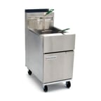 image of Frymaster/Dean SR162G 20" Floor Model Super Runner Gas Fryer with 75 lbs, 150.000 BTU