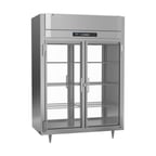 image of Victory FS-2D-S1-EW-PT-G-HC 58" Two Section Pass-Thru Freezer w/ 4 Glass Doors, 53 cu. ft.
