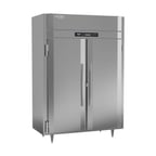 image of Victory FS-2N-S1-HC 58" Two Section Reach-In Freezer w/ 2 Solid Doors, All Stainless Steel, 41 cu. ft.