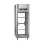 image of Victory FSA-1D-S1-EW-PT-G-HC 31" One Section Pass-Thru Freezer w/ 2 Glass Doors, Aluminum İnterior, 26 cu. ft.