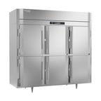 image of Victory FSA-3D-S1-EW-HD-HC 85" Three Section Reach-In Freezer w/ 6 Half Solid Doors, 74 cu. ft.