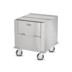 image of FWE DC-200-11 Enclosed Unheated Dish Storage Cart for 11" Plate 