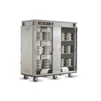 image of FWE E-1500-XL E-Series Heated Banquet Cabinet, Thermostatic and Humidity Controls, Double Doors, (3) shelves, 150 Covered Plates 