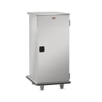 image of FWE ETC-1520-20 Stainless Steel 20 Tray Mobile Patient Meal Delivery Cart