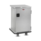 image of FWE ETC-6 Stainless Steel 6 Tray Mobile Patient Meal Delivery Cart