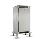 image of FWE HHC-CC-202-MW One Section Roll-In Heated Cabinet with Swing Solid Door