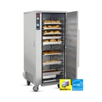 image of FWE MTU-12 Full Height Insulated Mobile Heated Cabinet w/ 12 Pan Capacity, 120V