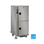 image of FWE PHU-12P Mobile Full Height İnsulated Heated/Proofing Cabinet (2) Stainless Steel Doors 1 section w/1 compartment