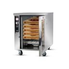 image of FWE TS-1633-14 Undercounter Mobile Pizza Holding Cabinet w/ 14 Pizza Box Capacity, 120V