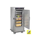 image of FWE URS-10 Mobile Reach In  Refrigerator, One Section, Solid Door, (10) 18" x 26" Sheet Pans Adjustable/Removable Tray Slides 