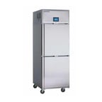 image of Delfield GAR1NP-SH 24" One Section Reach-In Refrigerator w/ 2 Solid Half Doors, Top-Mount, 19 cu. ft.