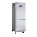 image of Delfield GARPT1P-SH 27" One Section Pass-Thru Refrigerator w/ 4 Solid Half-Doors, Top Mount, 23 cu. ft.