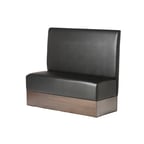 image of G & A QUICK SHIP BASE-D-42 48"L Double Plain Back Booth, Upholstered Back and Seat, 42"Height