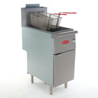 image of General GFF3-40N Full Pot Floor Model Gas Fryer