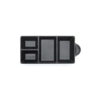 image of GET JWT4C-B Plastic Compartment Tray