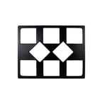 image of GET T0B9BR Metal Tile Inset