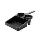 image of GET WST-1-BK Plastic Compartment Tray