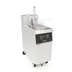 image of Giles GBF-50 16" Floor Model Electric Full Pot Fryer w/ 50-Lb. Capacity, Dual Timers, Auto-Cool