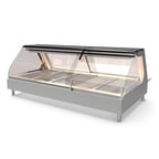 image of Giles GHM-6C FULL 70" Countertop Heated Full-Service Merchandiser, 5 Well