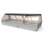 image of Giles GHM-8C FULL 96" Countertop Full-Serve Heated Merchandiser, 7 Well