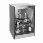 image of Glastender BLD-48-S 48" Back Bar Liquor Display Cabinet