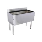 image of Glastender C-IBA-30 30" Underbar Ice Bin w/ 84 lbs. Capacity, 10" Bin Depth, No Cold Plate