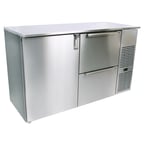 image of Glastender C1FB32 32" 1 Section Back Bar Cooler with Solid Door