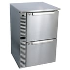 image of Glastender C1SB24 24" 1 Section Back Bar Refrigerator with Solid Door