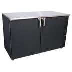 image of Glastender C1SL24 24" One Section Back Bar Cooler with Solid Door