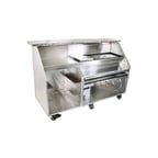image of Glastender PBG72-18 50 lb. Ice Bin-72" Portable Bar-Stainless Steel Exterior