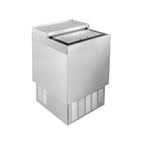 image of Glastender ST24-S 24" Shallow Well Flat Top Bottle Cooler w/ 1 Sliding Door, 1 Wire Partition