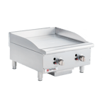 image of Cecilware® Pro CE-G24TPF 24" Countertop Gas Griddle with Thermostatic Controls, 60.000 BTU