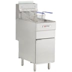 image of Cecilware® Pro FMS504LP 15" Floor Model Gas Full Pot Fryer, 50 lbs
