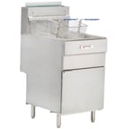 image of Cecilware® Pro FMS705NAT 21" Floor Model Natural Gas Full Pot Fryer, 70 lbs