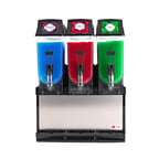 image of Crathco® Frosty 3 Bowl Type Frozen Granita Dispenser w/3.2 gal - 1350W/115V - Triple