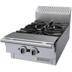 image of Garland US Range C18-7M 18" Gas Heavy Duty Range w/ (2) Open Burners, Modular, 80.000 BTU