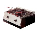 image of Garland US Range ED-30FT Split Pot Countertop Electric Fryer w/ 30-Lb. Capacity, Twin Baskets