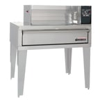 image of Garland US Range G56PT 63" Single Air Deck Gas Pizza Oven with Top Mounted, 80.000 BTU