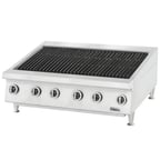 image of Garland US Range GTBG72-NR72 70" Countertop Gas Radiant Charbroiler w/ Non-Adjustable Grates