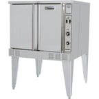 image of Garland SCO-GS-10S SunFire Single Deck Full Size Gas Convection Oven, Solid State Controls, 53.000 BTU