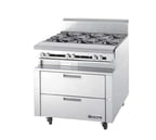 image of Garland US Range UN17R48 48" 2 Drawers Polar Cuisine Refrigerated Chef Base, Remote
