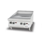 image of Garland GTGG24-GT24M 24" Countertop Thermostatic Gas Griddle, 1" Steel Plate, 56.000 BTU