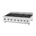 image of Garland US Range GTOG48-8 48" Countertop Heavy Duty Gas Hotplate with (8) Burners, 240.000 BTU