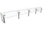 image of Hatco B950-144 Stationary Sneeze Guard