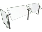 image of Hatco B950SWIVEL-60 Stationary Sneeze Guard