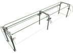 image of Hatco ES92-96 Stationary Sneeze Guard